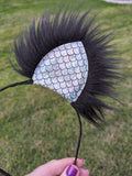 Holographic Plurmaid Kittycorn Ears