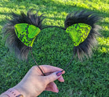 Electric Snake Kittycorn Ears
