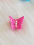 90's Baby Rainbow Butterfly Hair Clips Set of 8