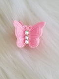90's Baby Rainbow Butterfly Hair Clips Set of 8