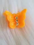 90's Baby Rainbow Butterfly Hair Clips Set of 8