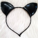 Cat Woman Mask & Ears Set