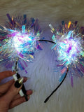 Holographic Sparkle Kittycorn Ears