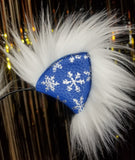 Snowflake Vegan Leather Kittycorn Ears (More Options Available)