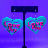 Love Wins 3D Printed Earrings