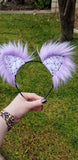 Pastel Goth Fux Fur Kittycorn Ears
