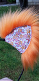 Pumpkin Pie Time Faux Fur Kittycorn Ears