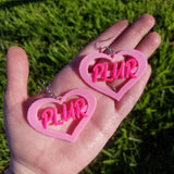 PLUR Heart Earrings