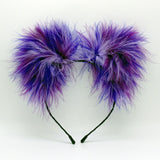 Purple Multi Fluff Kittycorn Ears
