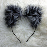 Zebra Fluff Kittycorn Ears