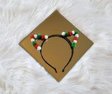 Meowy Christmas Sparkle Pom-Pom Kittycorn Ears