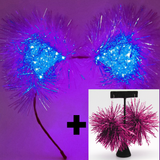 Electric Pink Sparkle Kittycorn Ears