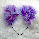 Purple Multi Fluff Kittycorn Ears