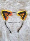 Neon Sunflower Kittycorn Ears
